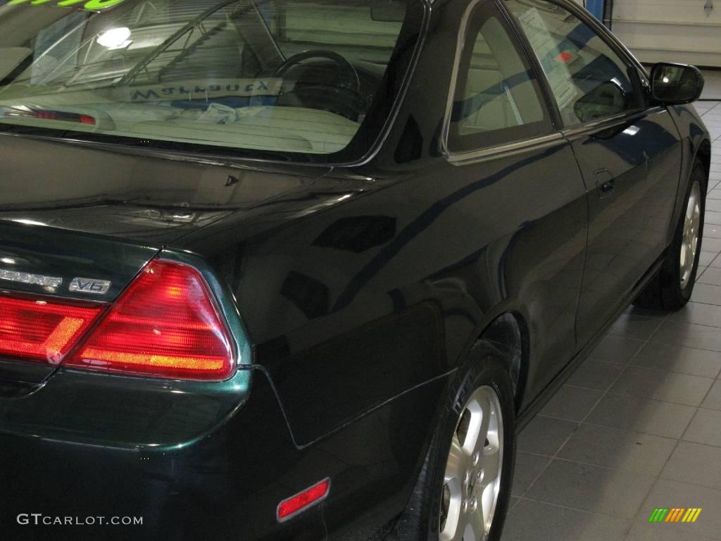 1999 Accord EX V6 Coupe - Dark Emerald Pearl / Ivory photo #8