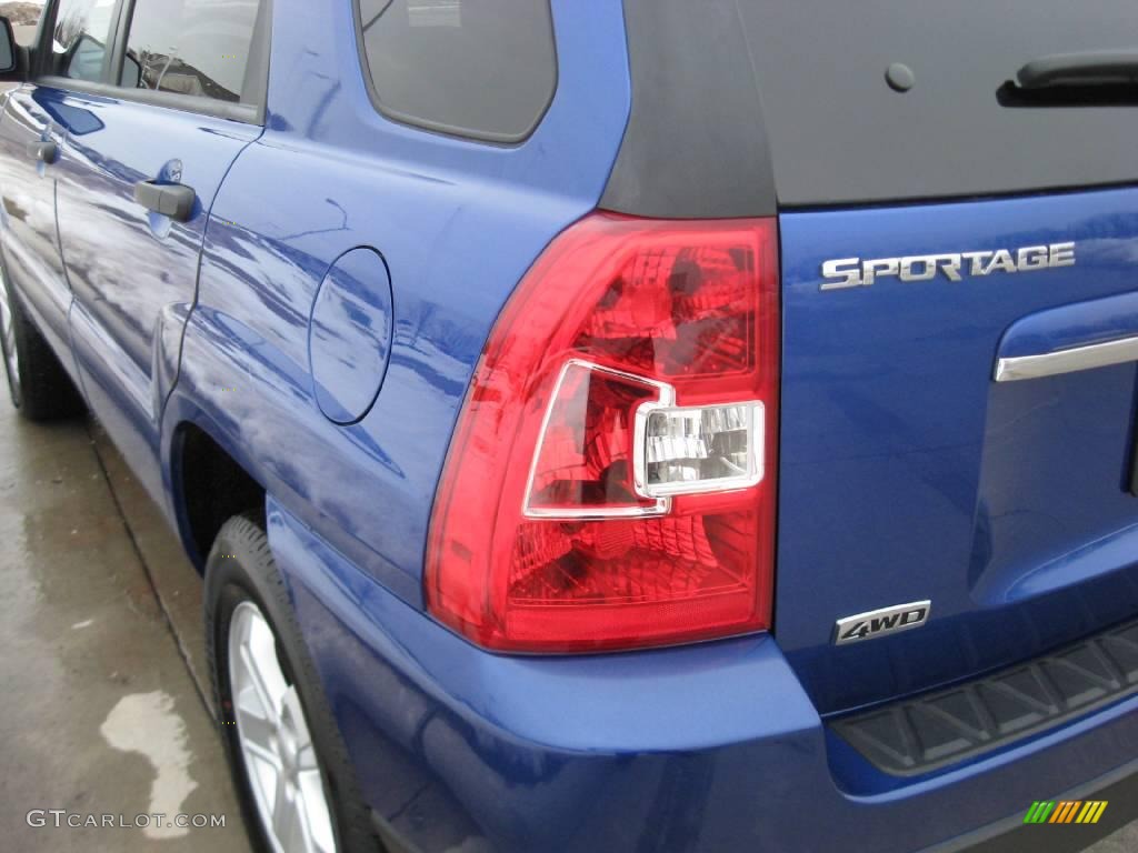 2009 Sportage LX V6 4x4 - Smart Blue / Black photo #7