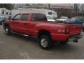 2006 Victory Red Chevrolet Silverado 3500 LT Crew Cab 4x4 Dually  photo #8