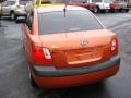 2008 Sunset Orange Kia Rio LX Sedan  photo #2
