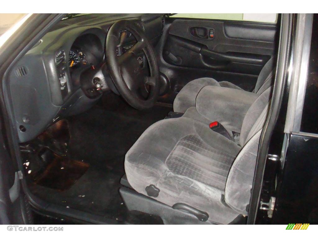 2000 S10 LS Extended Cab - Onyx Black / Graphite photo #9