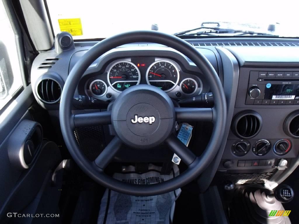 2010 Wrangler Sport 4x4 - Black / Dark Slate Gray/Medium Slate Gray photo #11