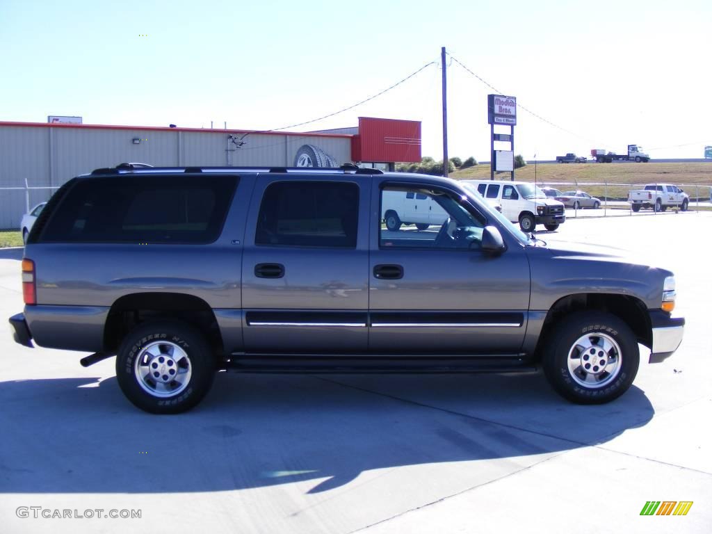 2001 Suburban 1500 LS - Medium Charcoal Gray Metallic / Graphite photo #5