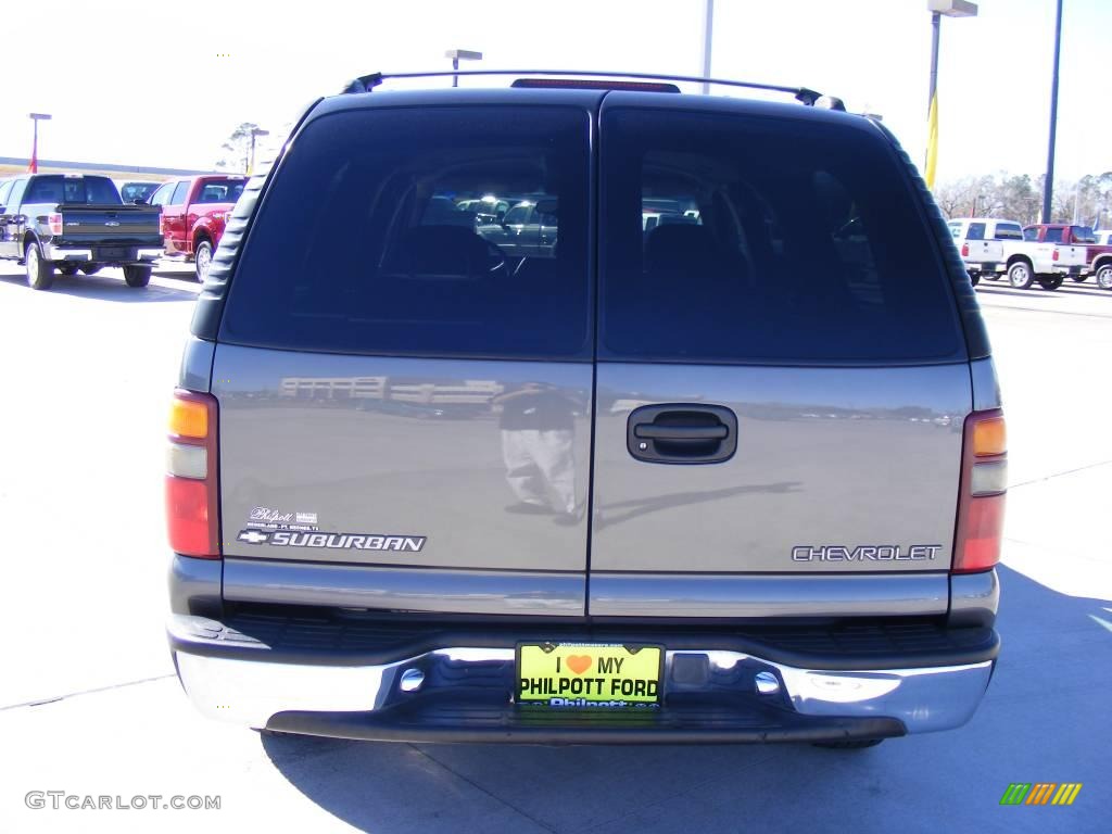 2001 Suburban 1500 LS - Medium Charcoal Gray Metallic / Graphite photo #7