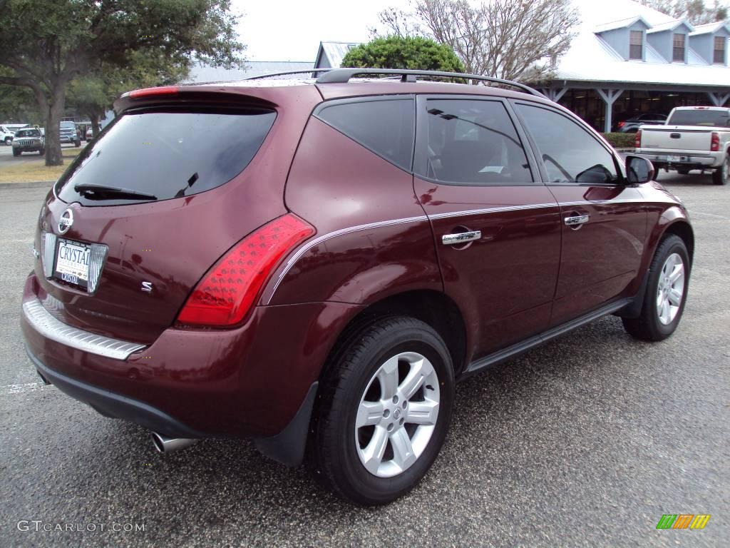 2006 Murano S - Merlot Pearl / Cafe Latte photo #9