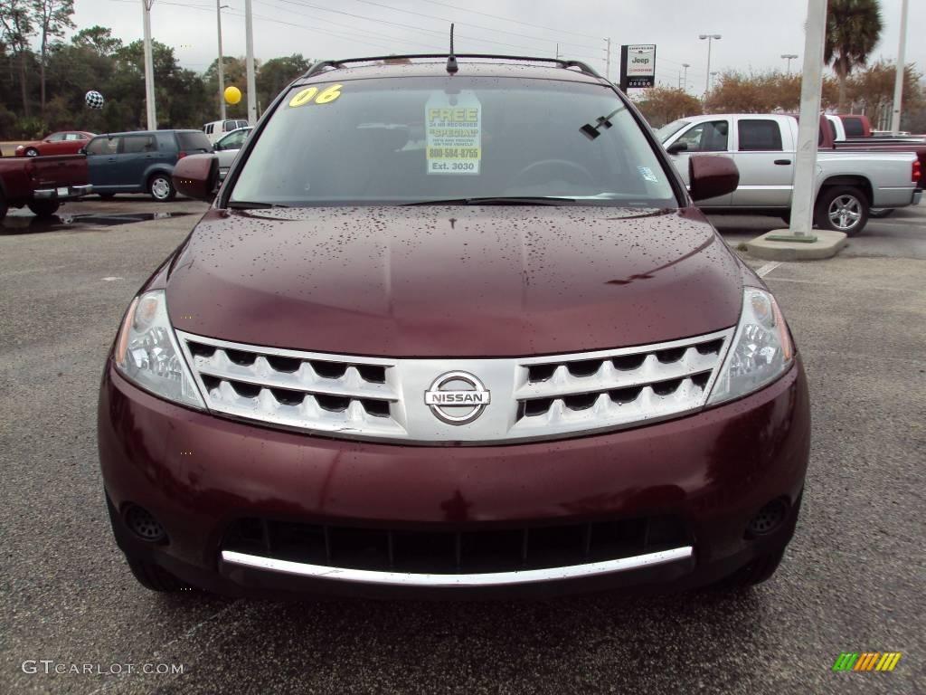 2006 Murano S - Merlot Pearl / Cafe Latte photo #14