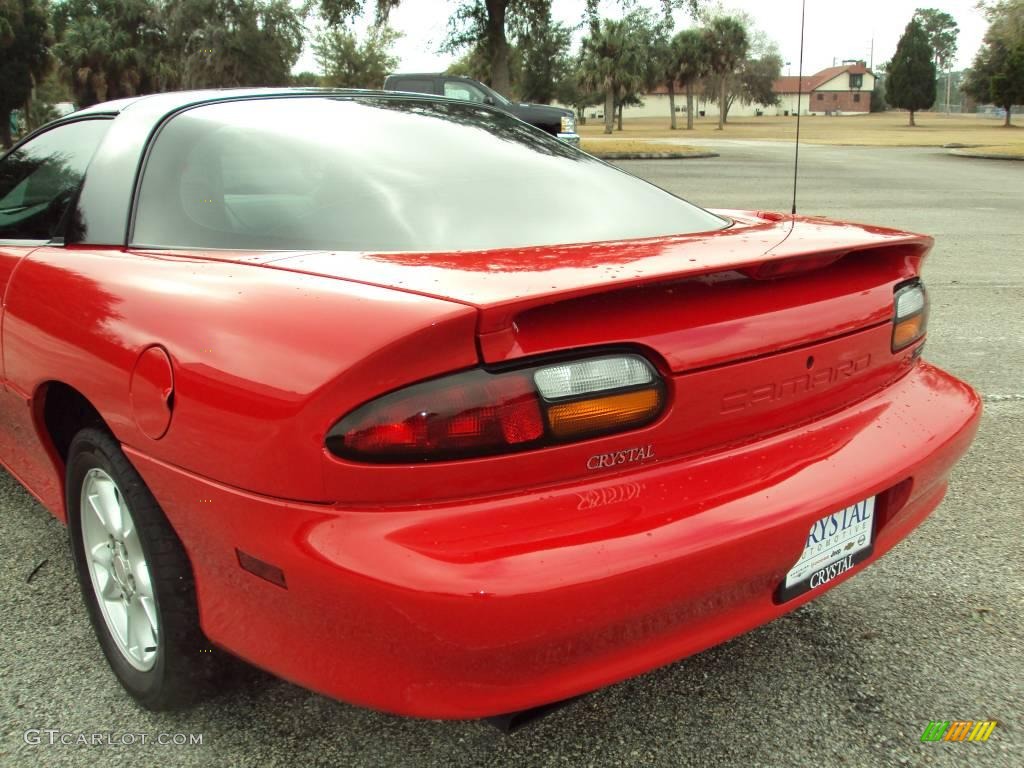 2002 Camaro Z28 Coupe - Bright Rally Red / Ebony Black photo #7