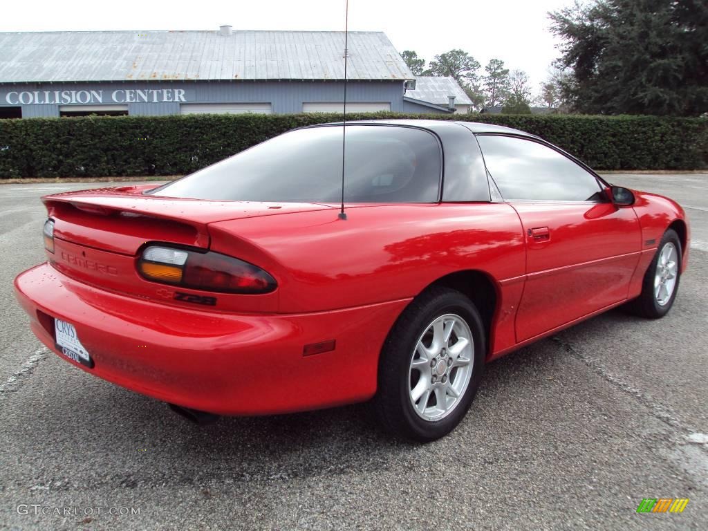 2002 Camaro Z28 Coupe - Bright Rally Red / Ebony Black photo #8