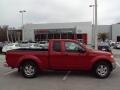 2008 Red Brawn Nissan Frontier SE V6 King Cab  photo #9