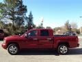 2008 Inferno Red Crystal Pearl Dodge Dakota SLT Crew Cab  photo #2