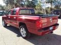 2008 Inferno Red Crystal Pearl Dodge Dakota SLT Crew Cab  photo #3