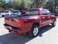 2008 Inferno Red Crystal Pearl Dodge Dakota SLT Crew Cab  photo #8