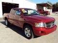 2008 Inferno Red Crystal Pearl Dodge Dakota SLT Crew Cab  photo #10