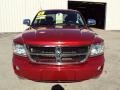 2008 Inferno Red Crystal Pearl Dodge Dakota SLT Crew Cab  photo #13