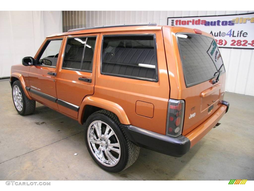 2001 Cherokee Sport - Amber Fire Pearl / Agate photo #7