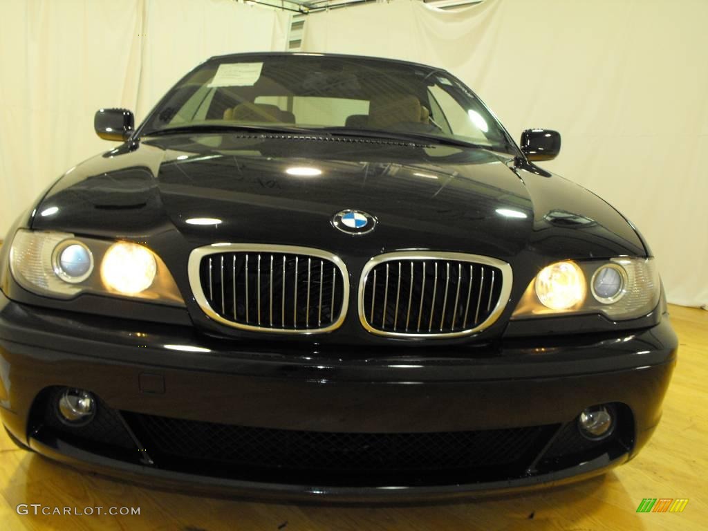 2005 3 Series 330i Convertible - Jet Black / Sand photo #8