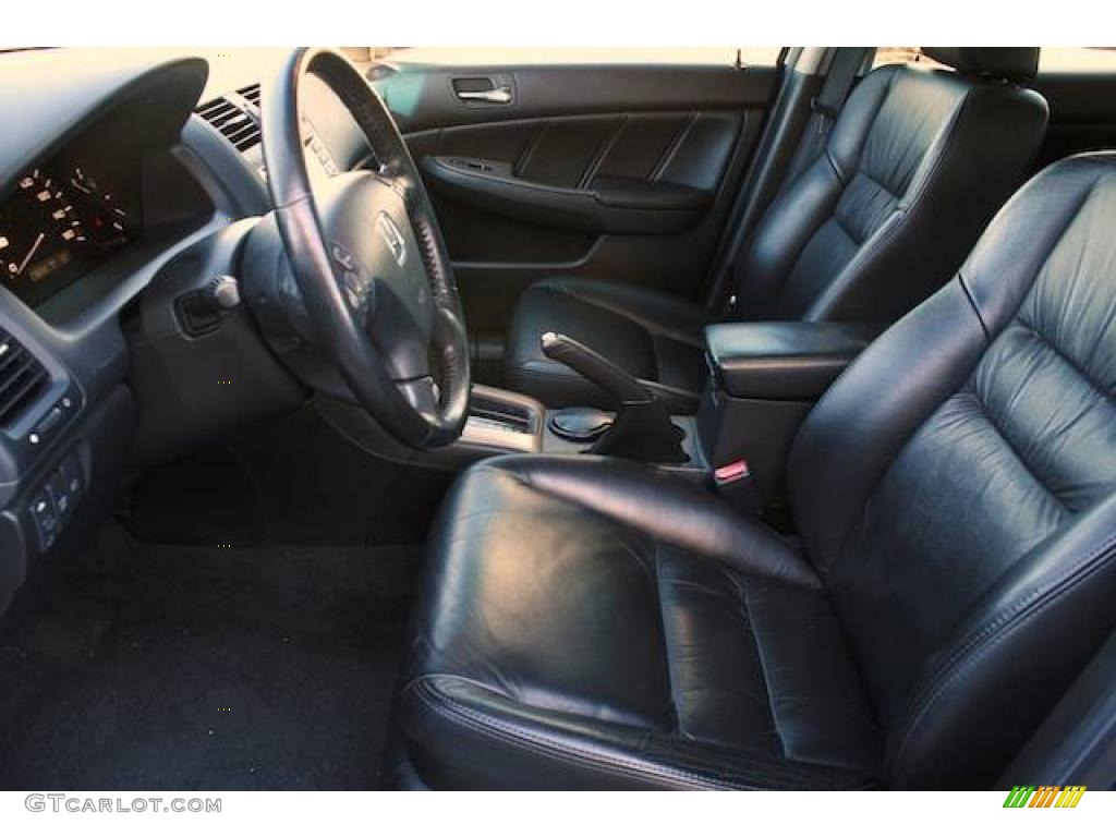 2006 Accord EX-L V6 Sedan - Sapphire Blue Pearl / Black photo #5