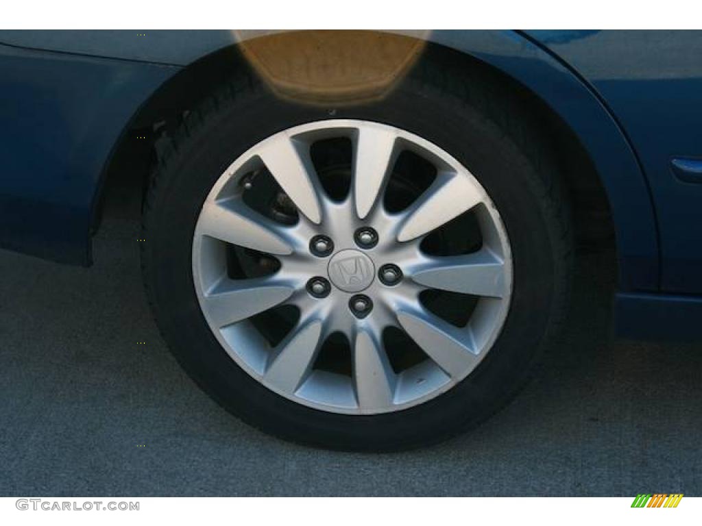 2006 Accord EX-L V6 Sedan - Sapphire Blue Pearl / Black photo #12