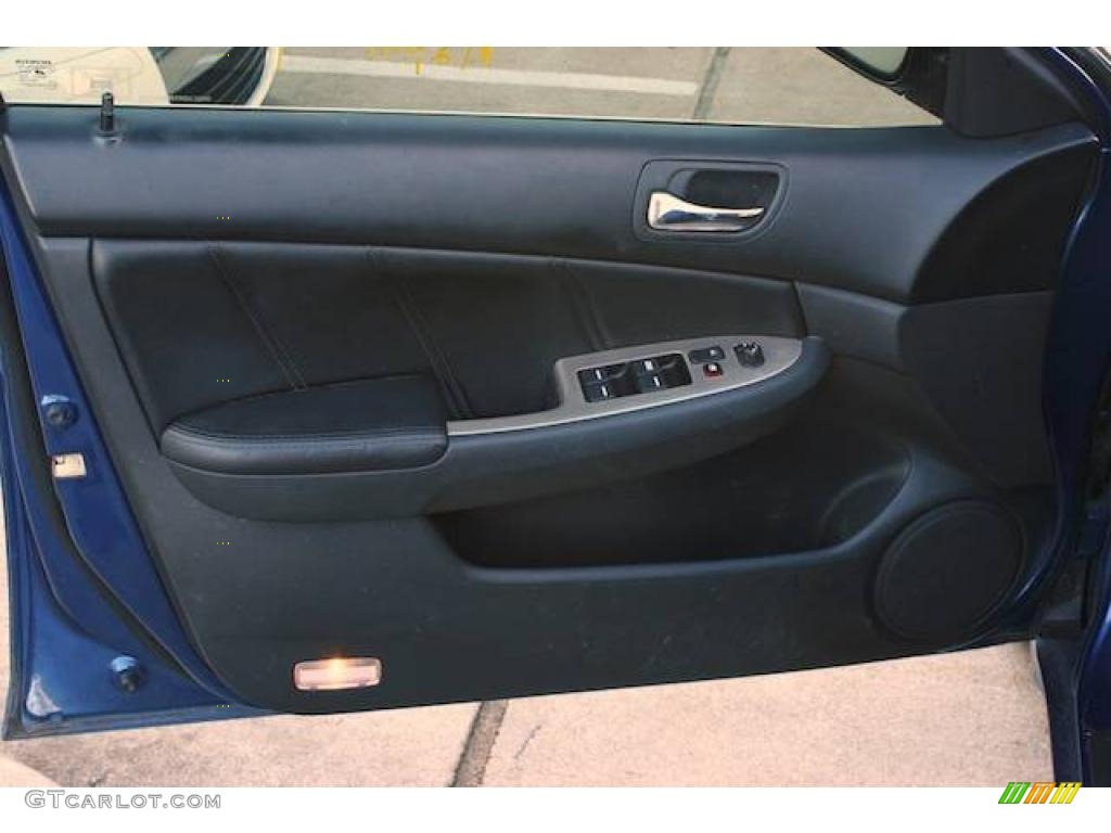 2006 Accord EX-L V6 Sedan - Sapphire Blue Pearl / Black photo #15