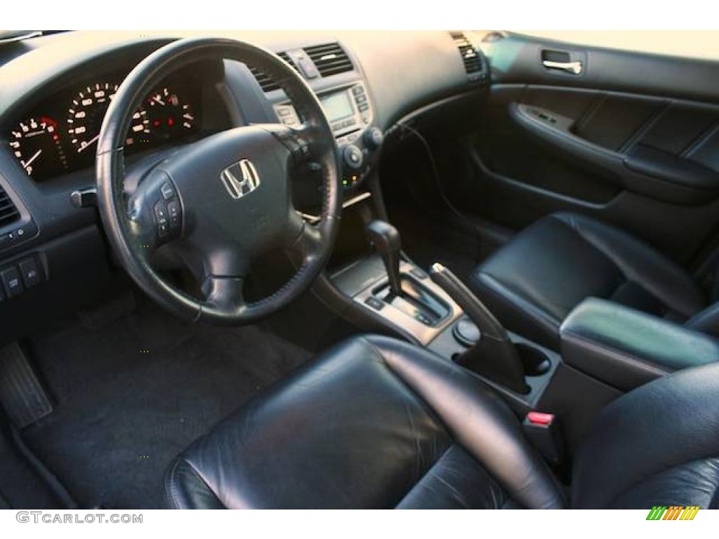 2006 Accord EX-L V6 Sedan - Sapphire Blue Pearl / Black photo #17