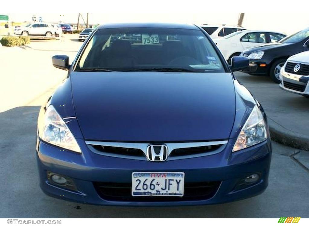 2006 Accord EX-L V6 Sedan - Sapphire Blue Pearl / Black photo #20