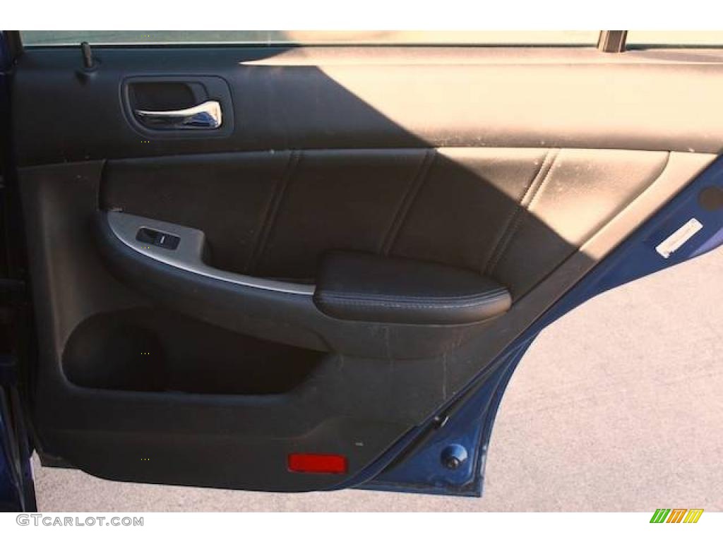 2006 Accord EX-L V6 Sedan - Sapphire Blue Pearl / Black photo #25