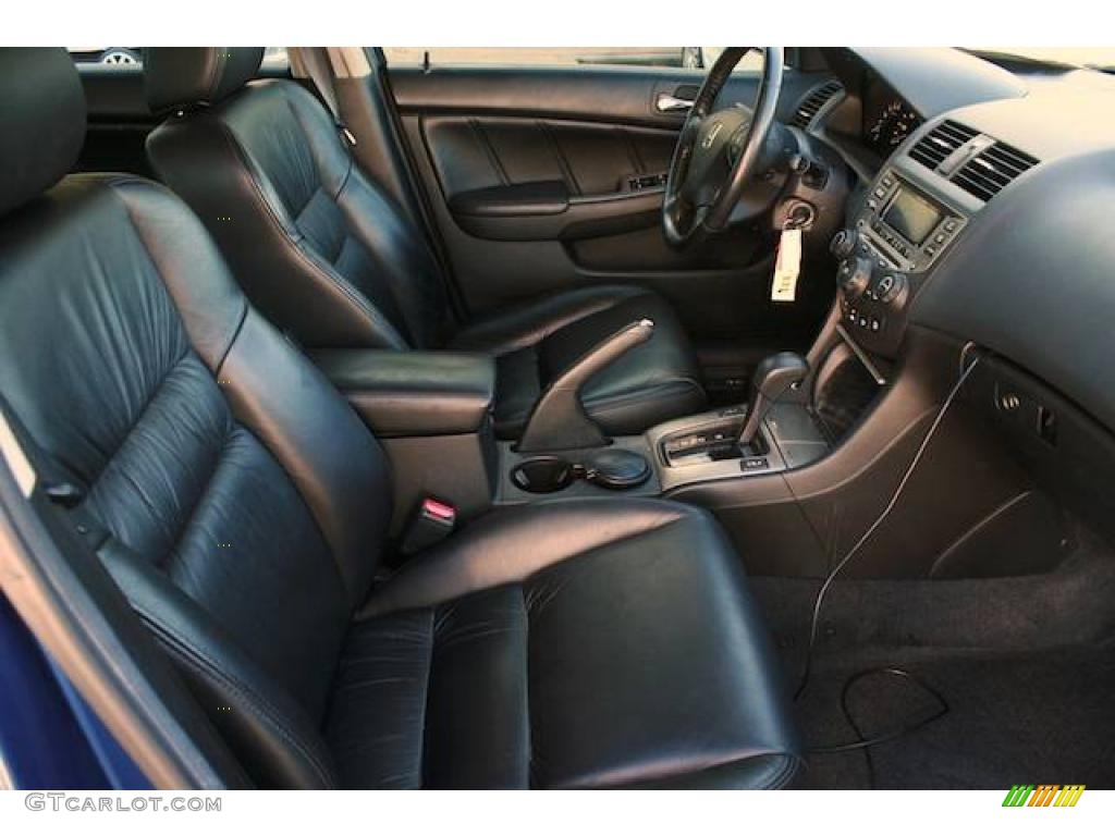 2006 Accord EX-L V6 Sedan - Sapphire Blue Pearl / Black photo #30