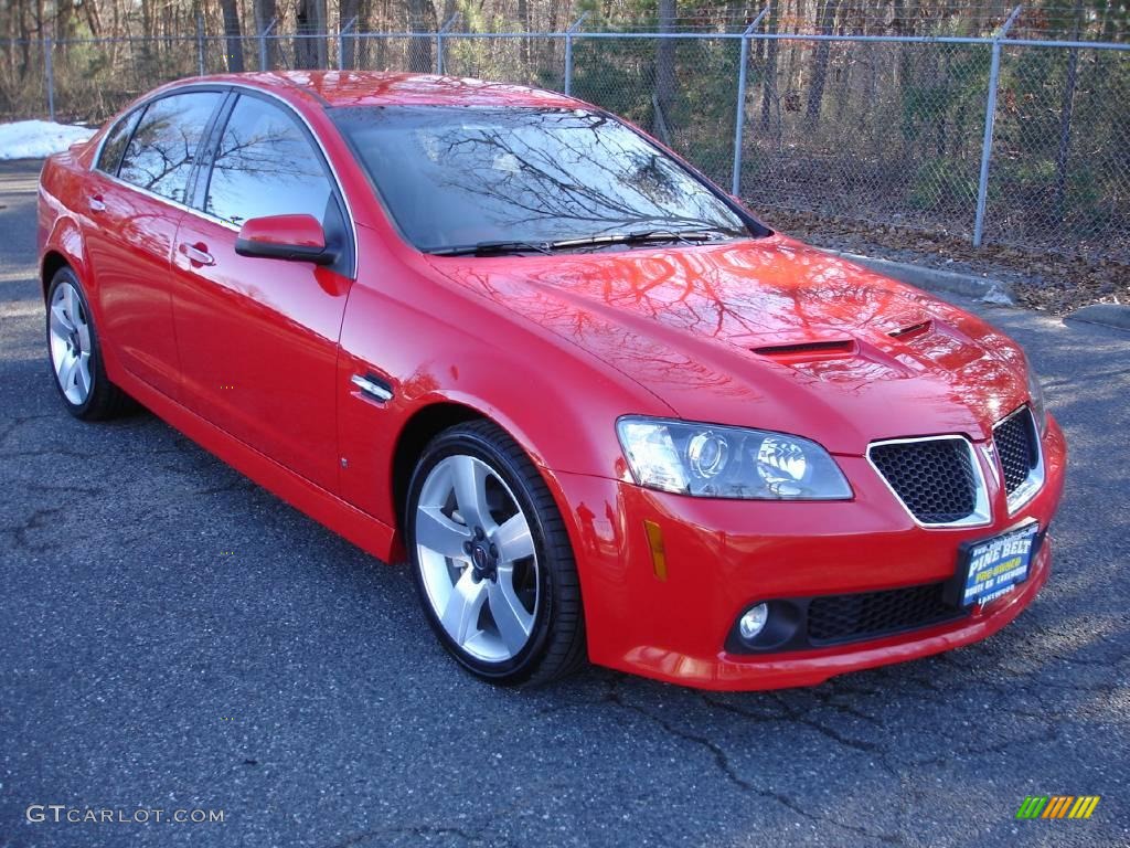 2009 G8 GT - Liquid Red / Onyx/Red photo #3