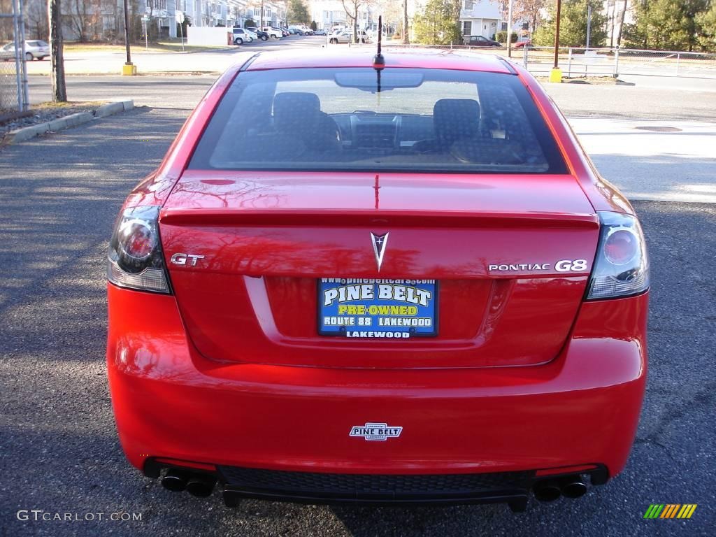 2009 G8 GT - Liquid Red / Onyx/Red photo #5