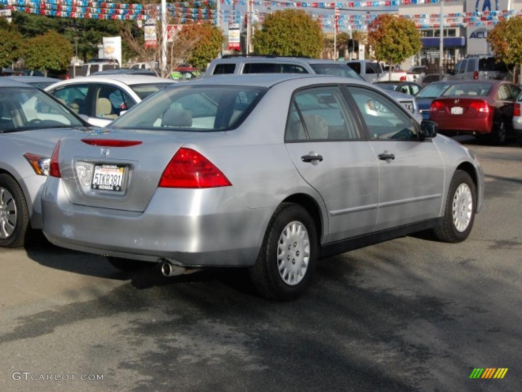 2006 Accord Value Package Sedan - Alabaster Silver Metallic / Gray photo #3