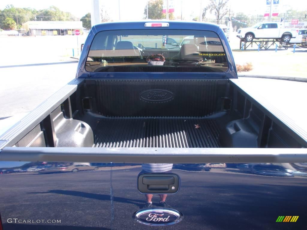 2010 F250 Super Duty XLT Crew Cab 4x4 - Dark Blue Pearl Metallic / Medium Stone photo #9