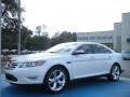 White Platinum Metallic Tri-Coat - Taurus SHO AWD Photo No. 1