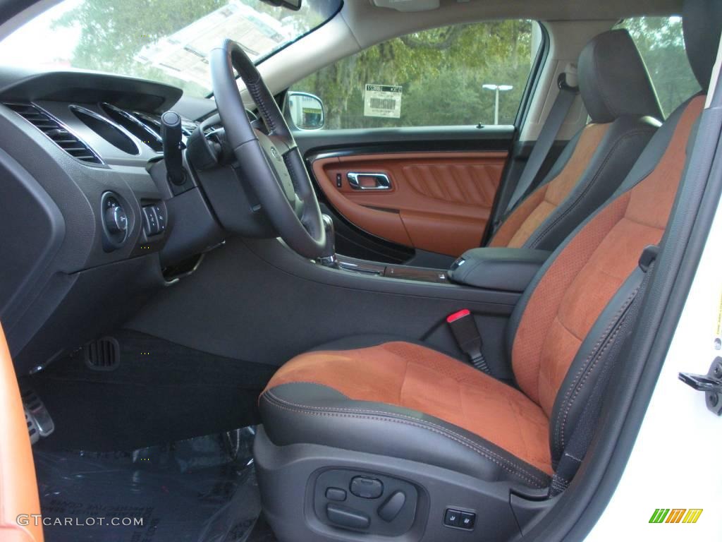 Charcoal Black/Umber Brown Interior 2010 Ford Taurus SHO AWD Photo #25193514
