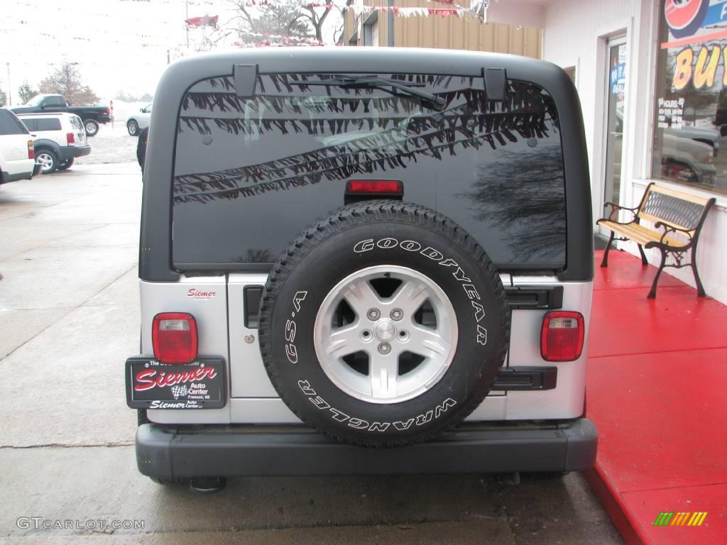 2006 Wrangler Unlimited 4x4 - Bright Silver Metallic / Dark Slate Gray photo #9