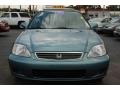 2000 Iced Teal Pearl Honda Civic EX Sedan  photo #3