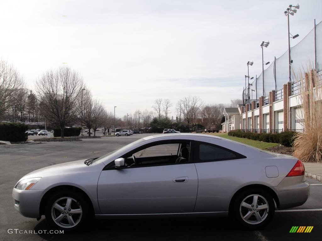 2003 Accord EX Coupe - Satin Silver Metallic / Black photo #3