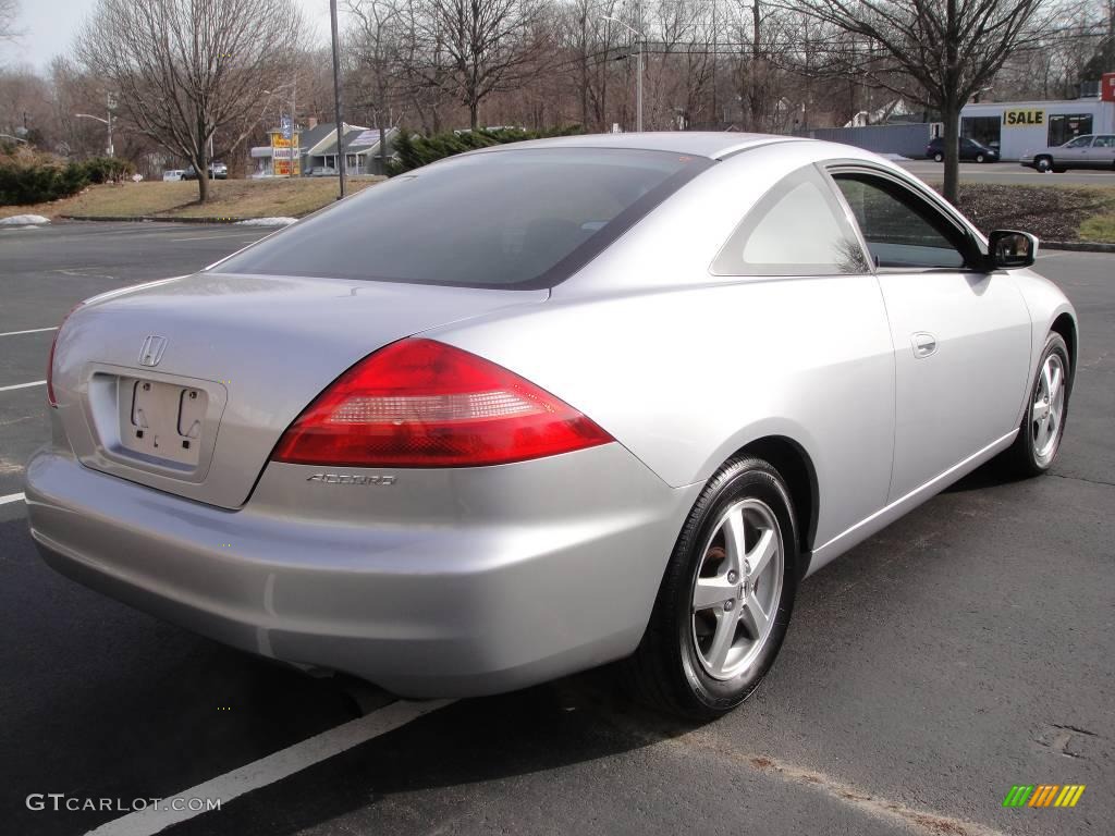 2003 Accord EX Coupe - Satin Silver Metallic / Black photo #6