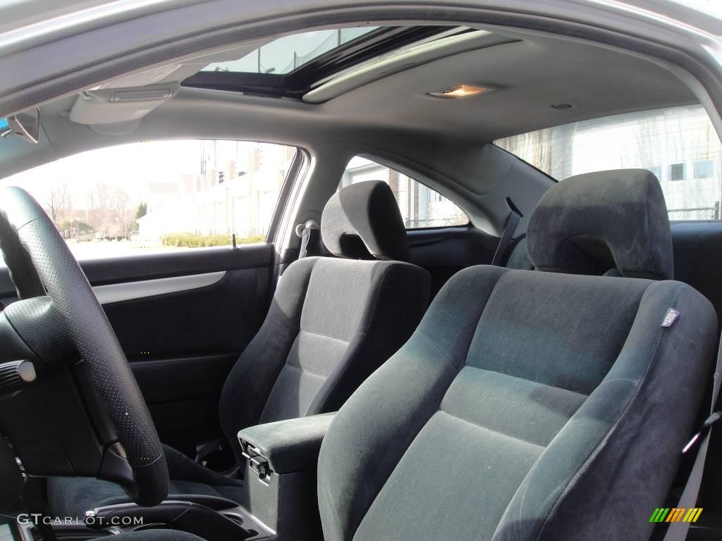 2003 Accord EX Coupe - Satin Silver Metallic / Black photo #11