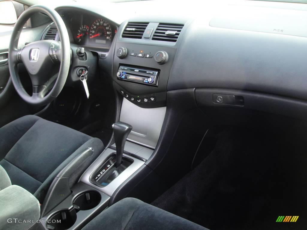 2003 Accord EX Coupe - Satin Silver Metallic / Black photo #14