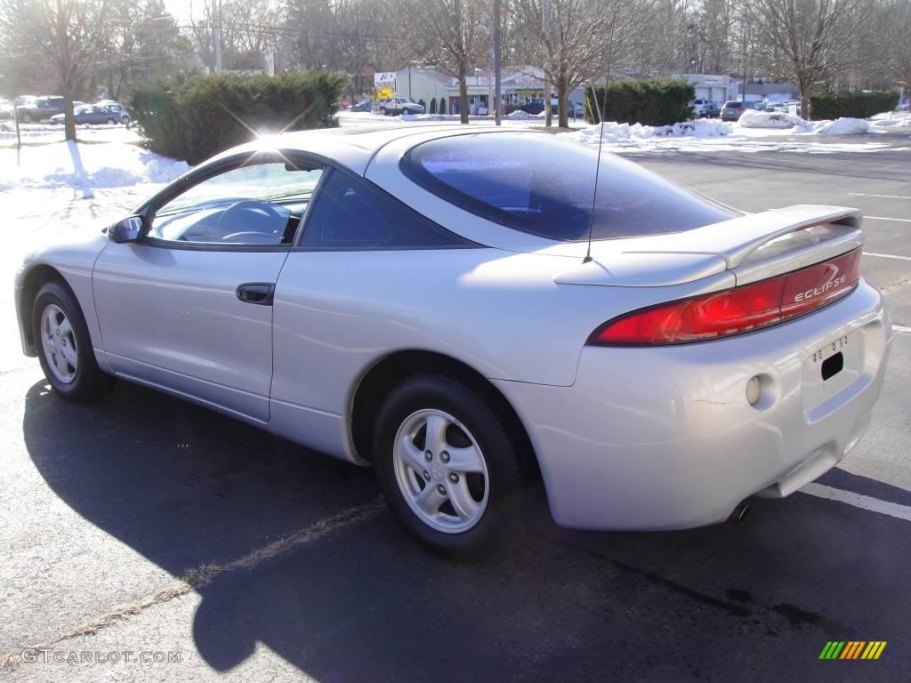 1999 Eclipse RS Coupe - Minden Silver Pearl / Gray photo #4