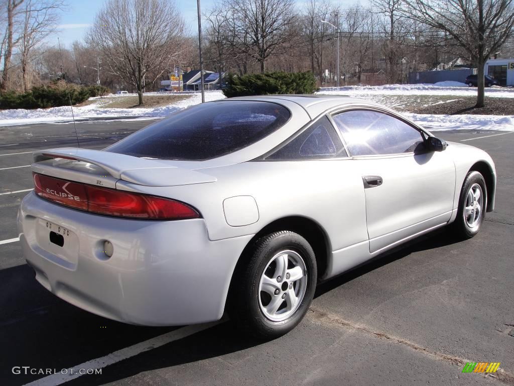 1999 Eclipse RS Coupe - Minden Silver Pearl / Gray photo #6