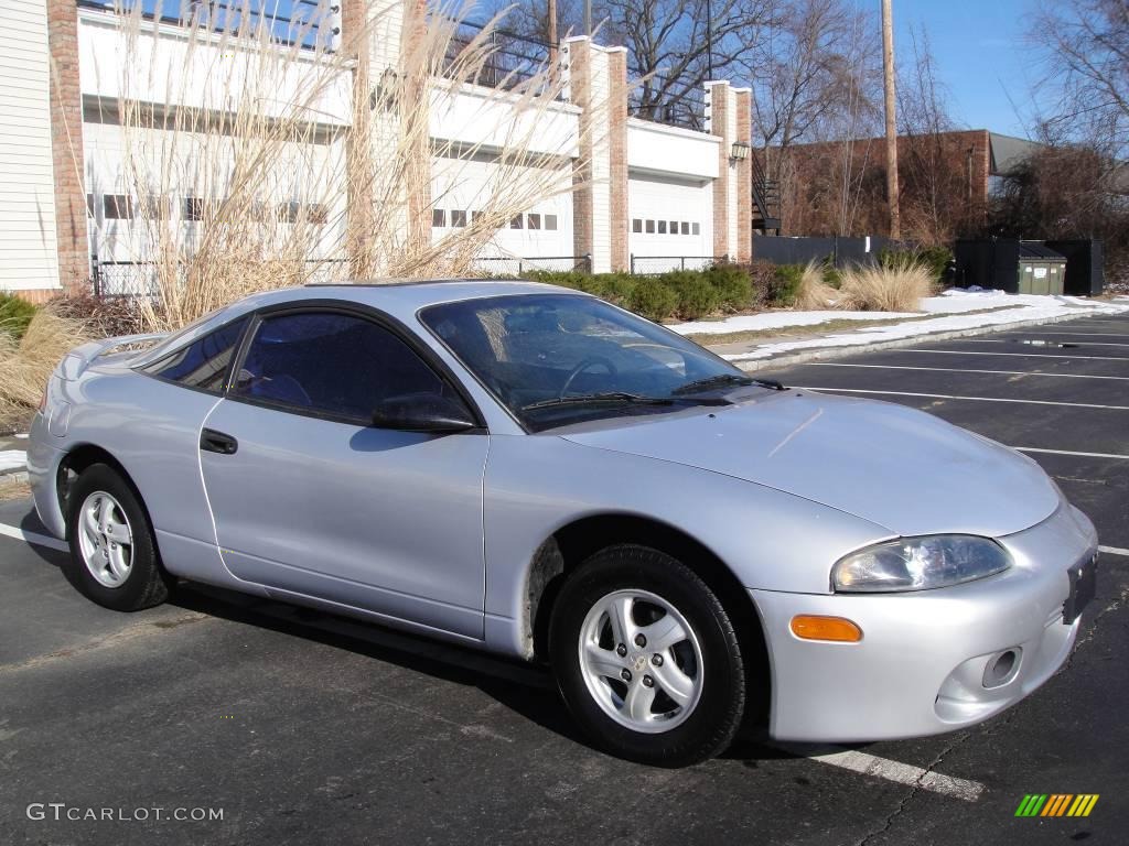 1999 Eclipse RS Coupe - Minden Silver Pearl / Gray photo #8