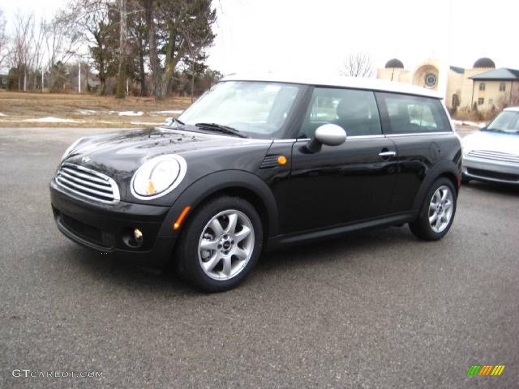 2010 Cooper Clubman - Midnight Black Metallic / Grey/Carbon Black photo #1