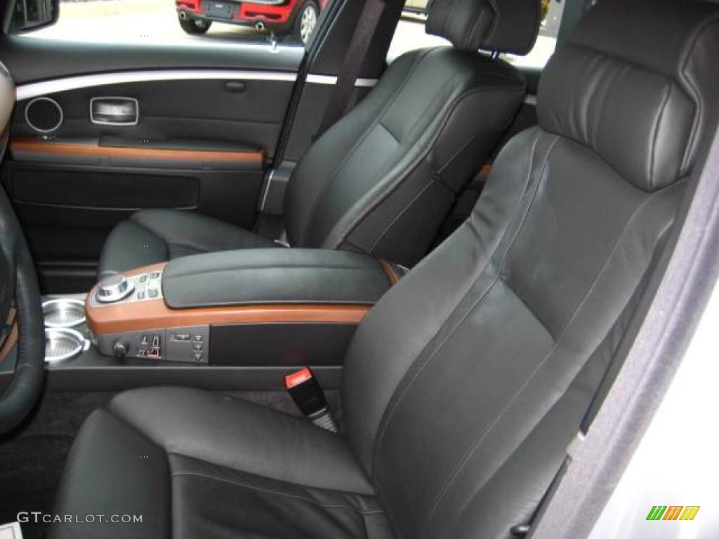 2007 7 Series 750i Sedan - Titanium Silver Metallic / Black photo #14