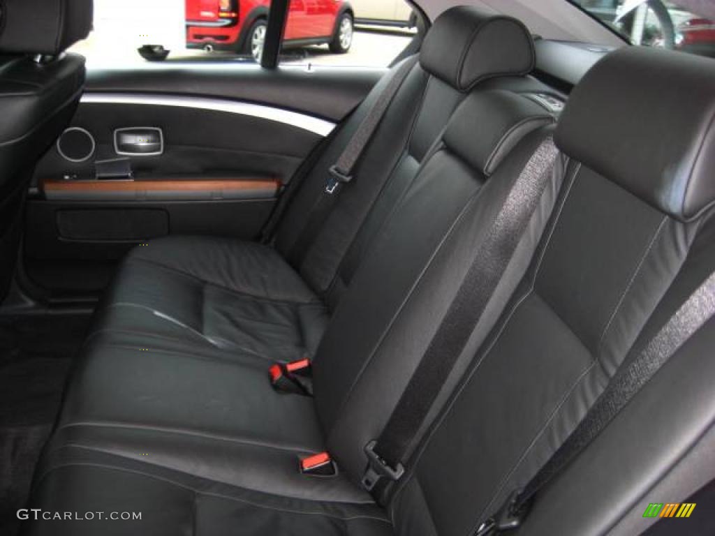 2007 7 Series 750i Sedan - Titanium Silver Metallic / Black photo #16