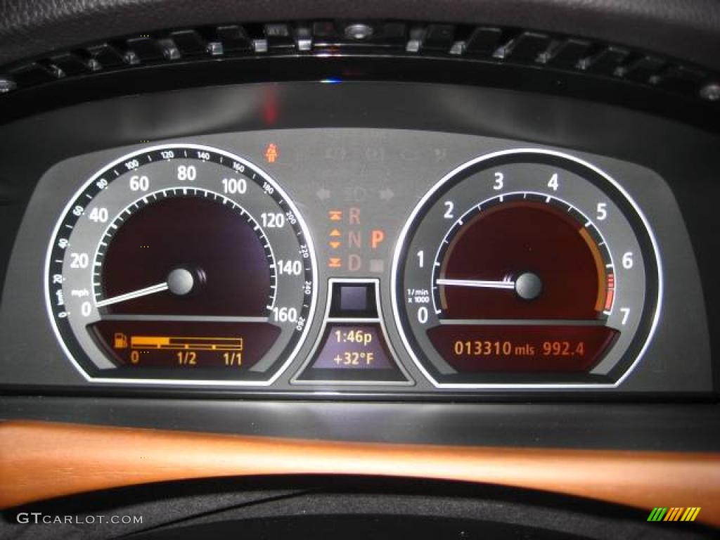2007 7 Series 750i Sedan - Titanium Silver Metallic / Black photo #24
