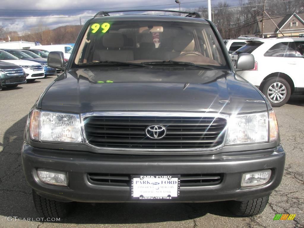 1999 Land Cruiser  - River Rock Green Metallic Mica / Ivory photo #23