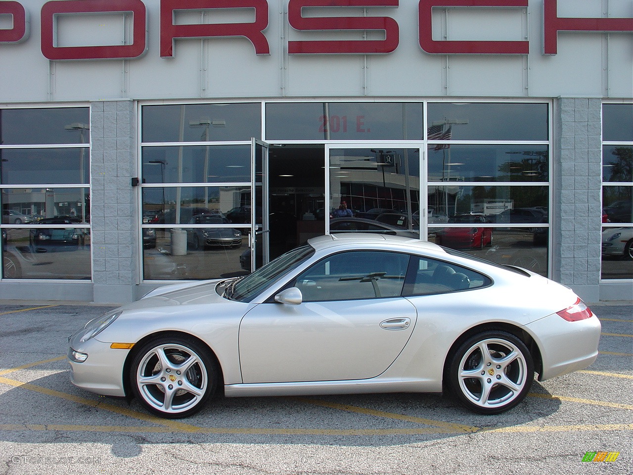 2007 911 Carrera Coupe - Arctic Silver Metallic / Black Full Leather photo #3