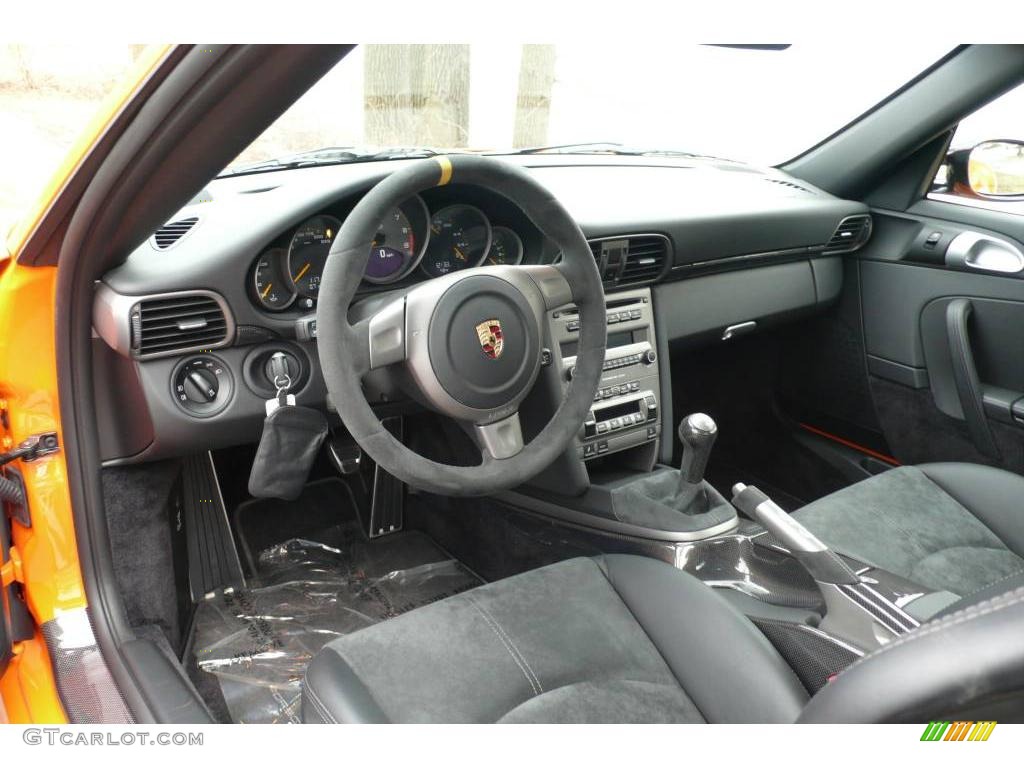 2007 911 GT3 RS - Orange/Black / Black photo #14
