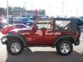 2009 Flame Red Jeep Wrangler X 4x4  photo #4